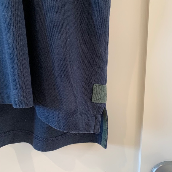 The Orvis Signature Polo in blue & army green - Picture 2 of 6